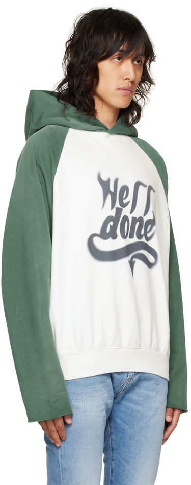 Sweatshirt We11done We11done Graphic Print Hoodie Vit | WD-TH3-22-802-U-GR, 1