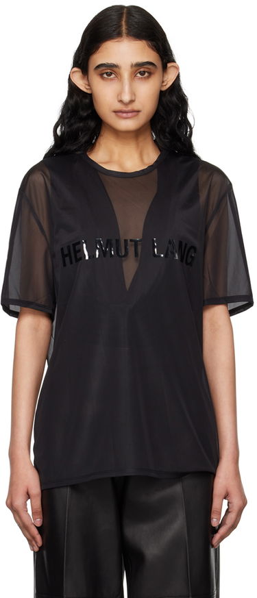 T-shirt Helmut Lang Sheer T-Shirt by Svart | O04HM501, 0