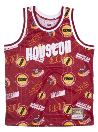 Jersey Mitchell & Ness Houston Rockets Swingman Jersey Rosa | MSPOBW19081-HROPTRD