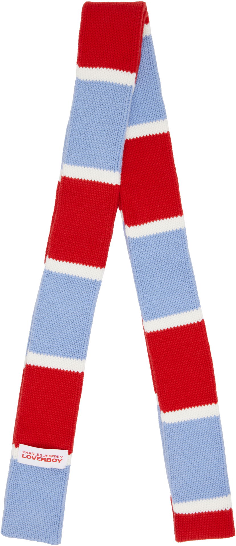 Halsduk Charles Jeffrey Loverboy Charles Jeffrey LOVERBOY Stripe Skinny Scarf Flerfärgad | 54140801