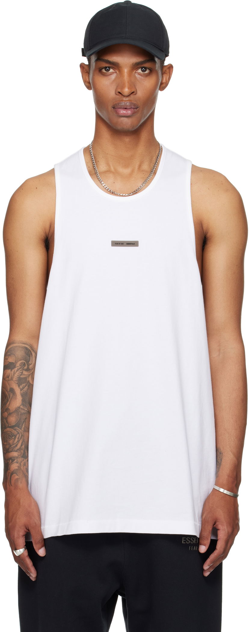 Linne Fear of God Fear of God ESSENTIALS Vintage Fit Tank Top Vit | 125SP254234F
