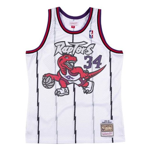 Jersey Mitchell & Ness Toronto Raptors Charles Oakley Swingman Jersey Vit | SMJYLG19080-TRAWHIT98COA