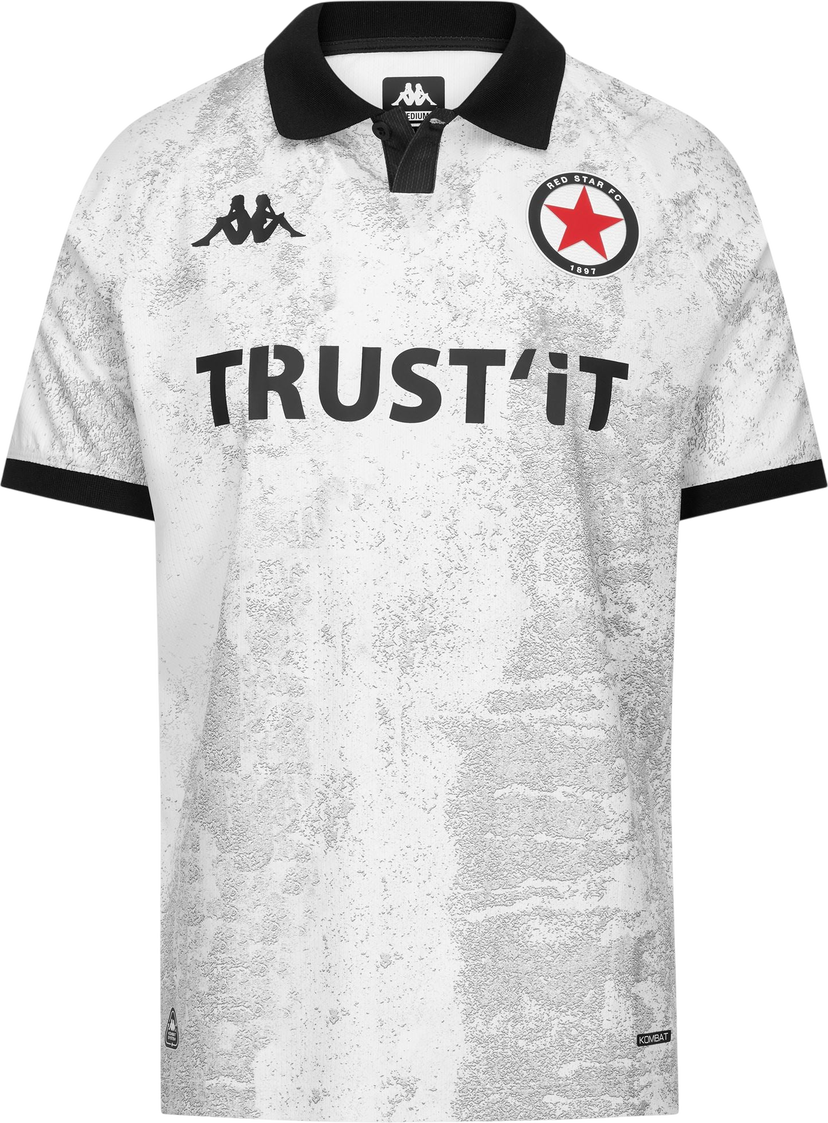 Jersey Kappa Kappa Red Star FC Away Jersey 2025/26 Vit | 361y5ww-s0k
