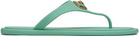 Versace Alia Rubber Flat Sandals