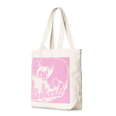 Tygpåse Carhartt WIP Canvas Graphic Tote "Buddy Print/Natural" Vit | I031597_1XI_XX, 2