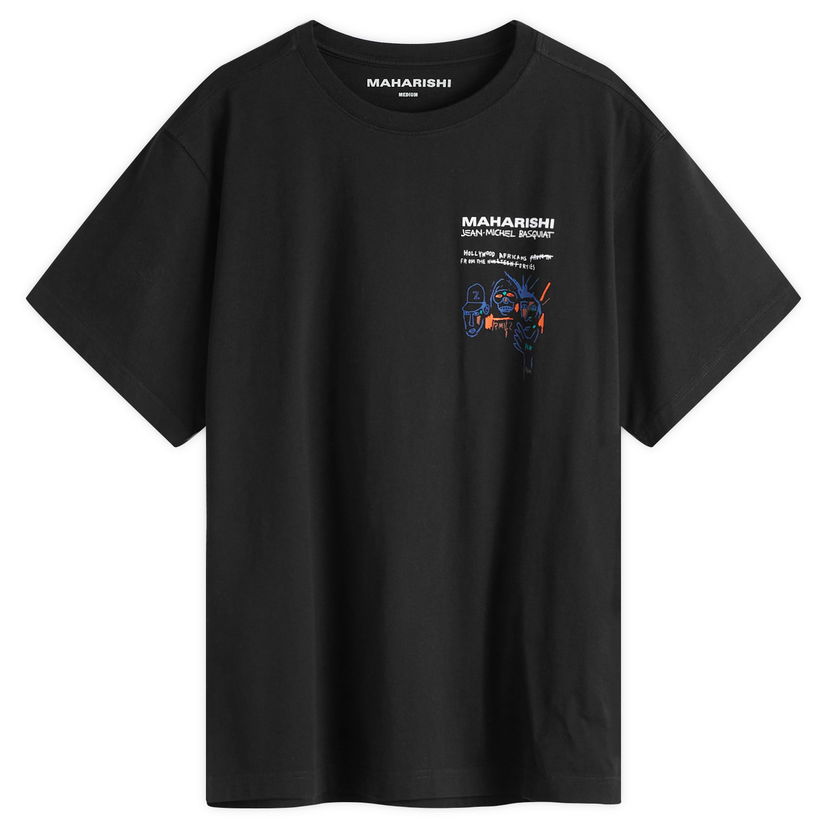 T-shirt Maharishi Maharishi x Basquait Year Of The Snake Graphic Tee Svart | 1466-BLK
