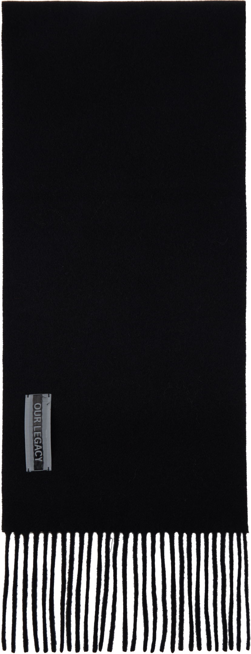 Halsduk OUR LEGACY Estate Scarf Svart | A4248EAB