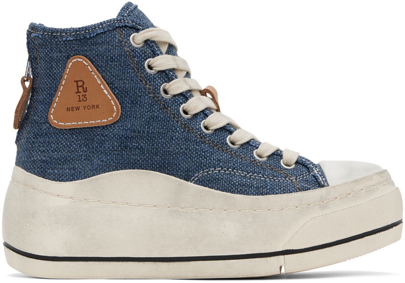 Kläder R13 R13 Kurt High-Top Blå | R13S5029-S126A