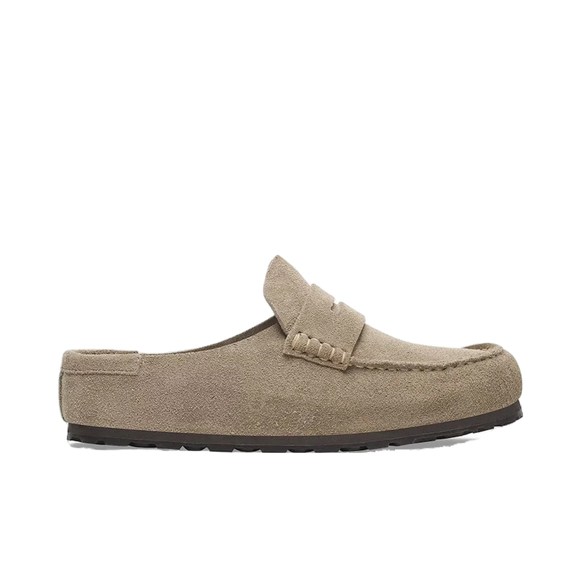 Sneakers och skor Birkenstock Birkenstock Naples Wrapped LEVE Suede Mules Beige | 1029710