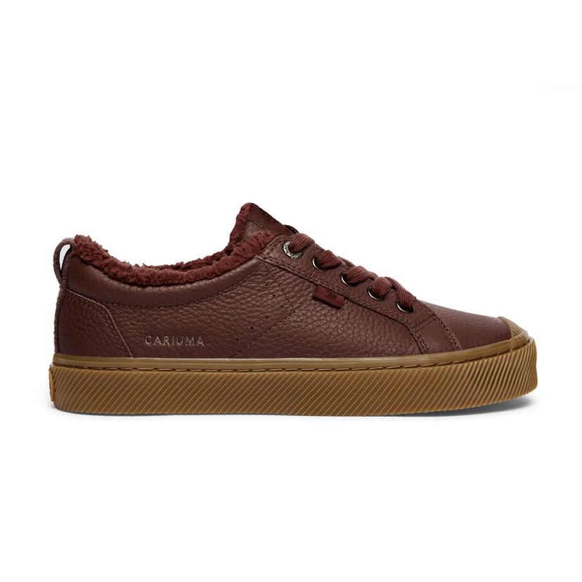 Sneakers och skor Cariuma Cariuma OCA Low Gum Downtown Premium Leather 39.5 Bourgogne | 100104O39