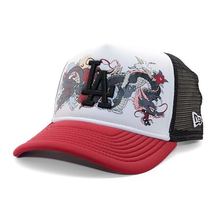 Keps New Era New Era MLB Graphic 9FORTY Trucker LA Dodgers Cap Flerfärgad | 60595221