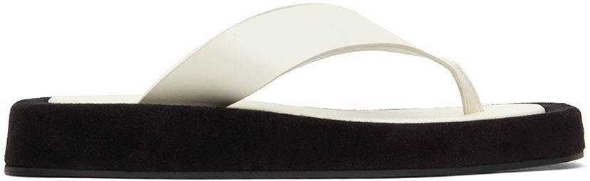 Klä The Row The Row Ginza Platform Thong Sandals Vit | F1138-L6525