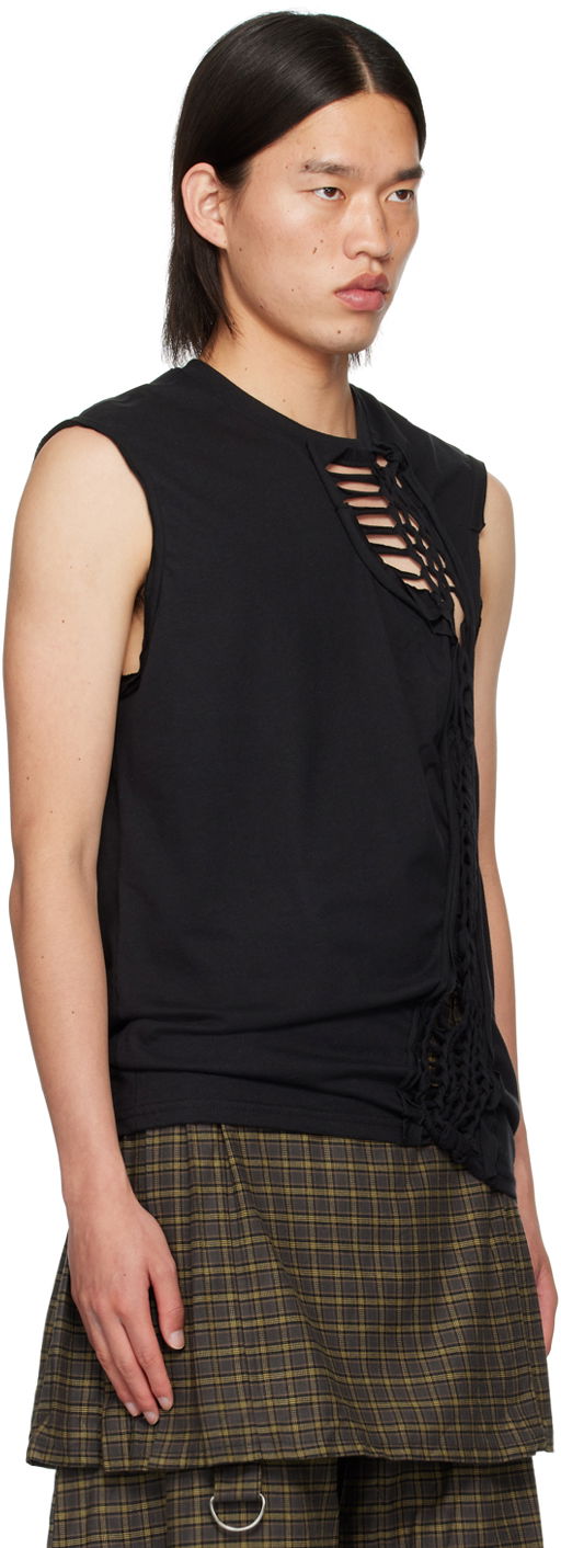 Linne Collina Strada Collina Strada Tosh Sleeveless Top Svart | XX3379, 1
