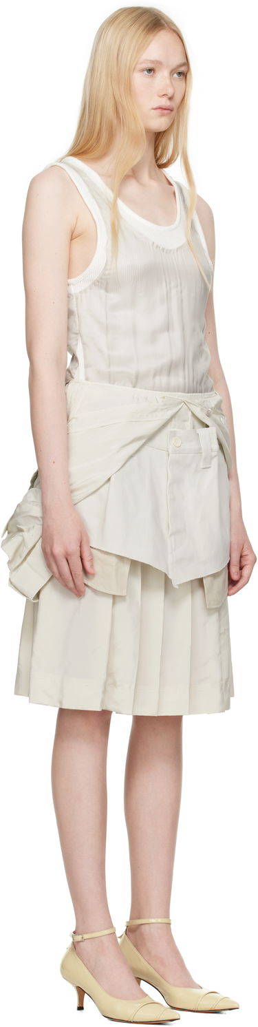 Kjol Maison Margiela Maison Margiela Midi Dress Beige | S51DD0029 MTN060, 1
