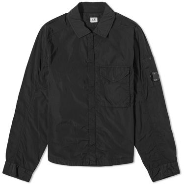 Skjorta C.P. Company Chrome-R Zip Overshirt Svart | 15CMOS041A-005904G-999, 0