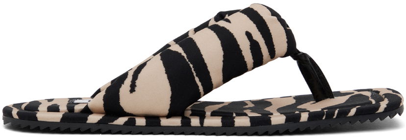 Kläder The Attico Attico Indie Flip Flops Beige | 243WS797 PA14