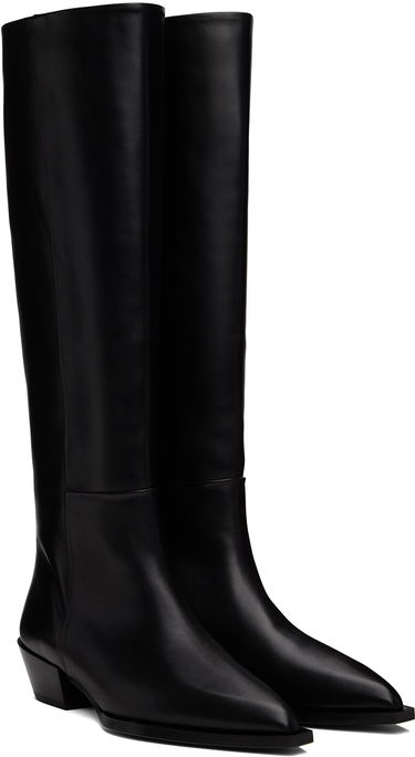 Kläder Aeyde Aeyde Arla Leather Cowboy Tall Boots Svart | A11-KB-ARUP40CH116-FW24-800-001, 3
