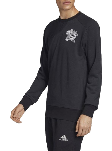 Sweatshirt adidas Originals Juve CNY CR Sweatshirt Svart | fi4887