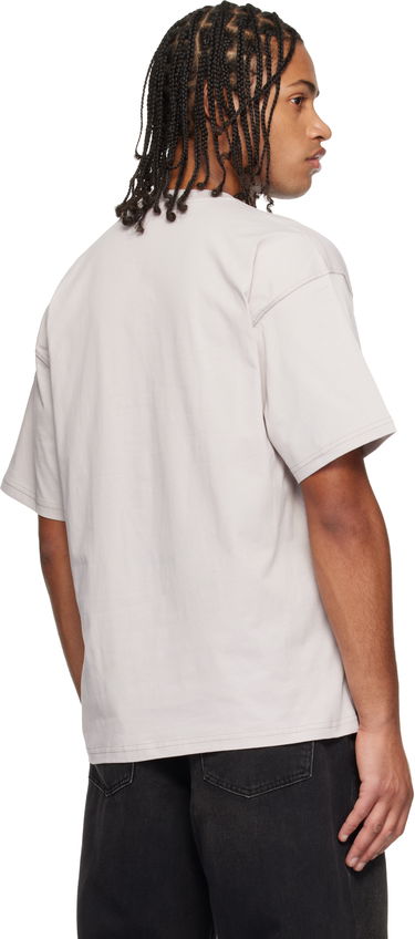 T-shirt Diesel Industry Graphic Crocodile Eye Relaxed Fit T-Shirt Grå | A19640-0PLAT-9CJ, 2