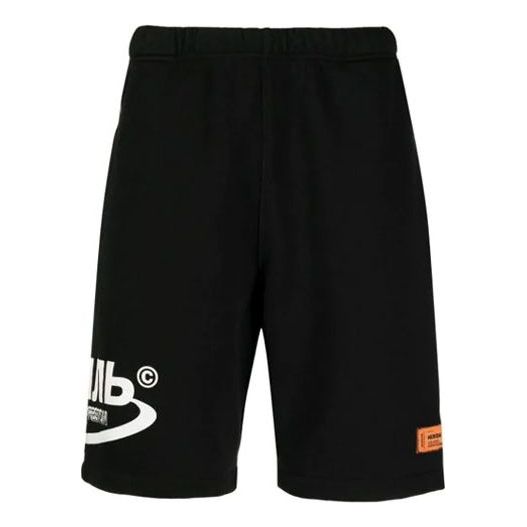 Shorts HERON PRESTON Heron Preston SS21 Logo Shorts Svart | HMCI007R21JER0011001