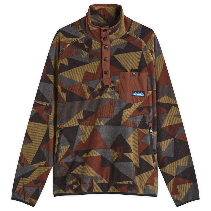 Sweater KAVU Teannaway Fleece Pullover Flerfärgad | 5065-2730