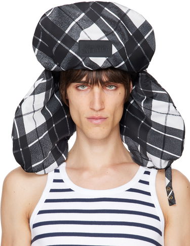 Hatt Jean Paul Gaultier Gaultier Tartan Print Aviator Hat Svart | 24/31-U-CC044P-C563-000201, 0