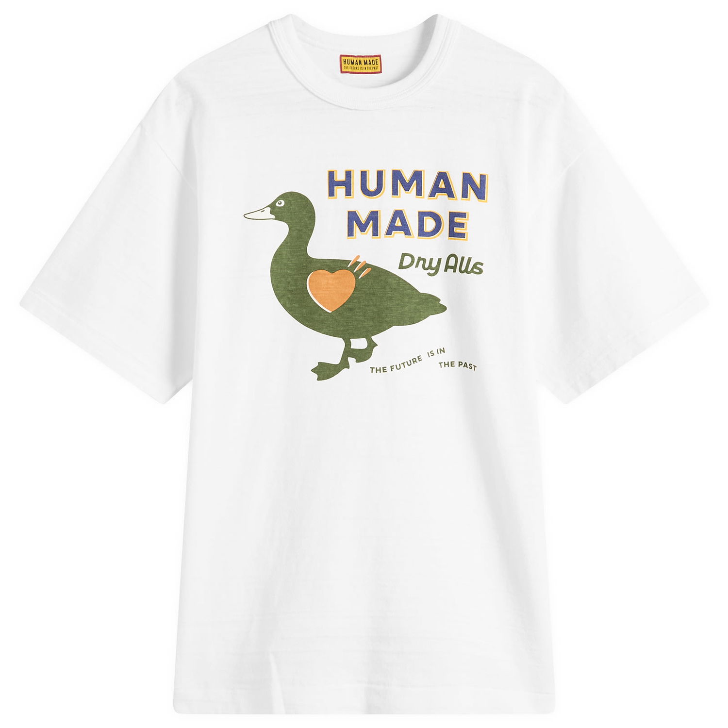 T-shirt Human Made Duck Dry Alls Graphic T-Shirt, Size Large Vit | HM29TE012-WHT, 1