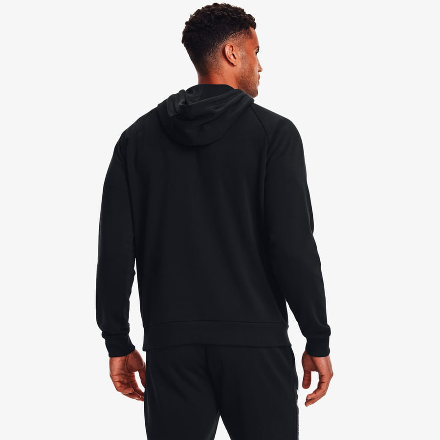 Sweatshirt Under Armour Rival Graphic Hoodie Svart | 1370349-001, 1