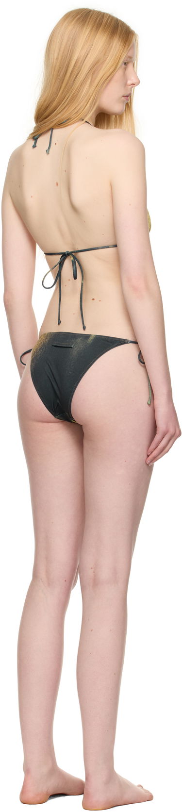 Badkläder Jean Paul Gaultier Jean Paul Gaultier Water Body Print Bikini Grön | 25/03-W-BS030-J010P-4812, 2