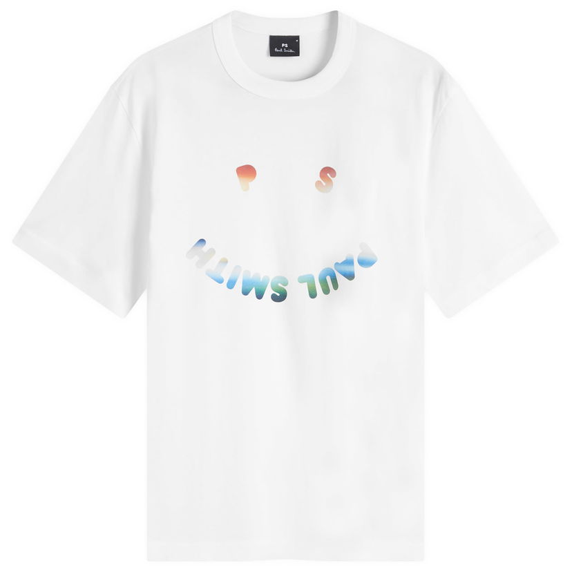 T-shirt Paul Smith Paul Smith PS Happy T-Shirt, Size Large Vit | M2R-220X-PP5016-02