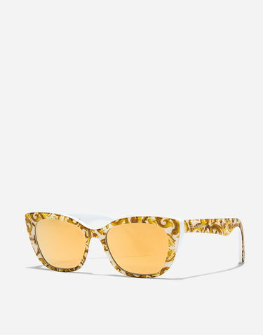 Solglasögon Dolce & Gabbana Dolce & Gabbana Maiolica Print Sunglasses Flerfärgad | VG442CVP47P9V000, 1