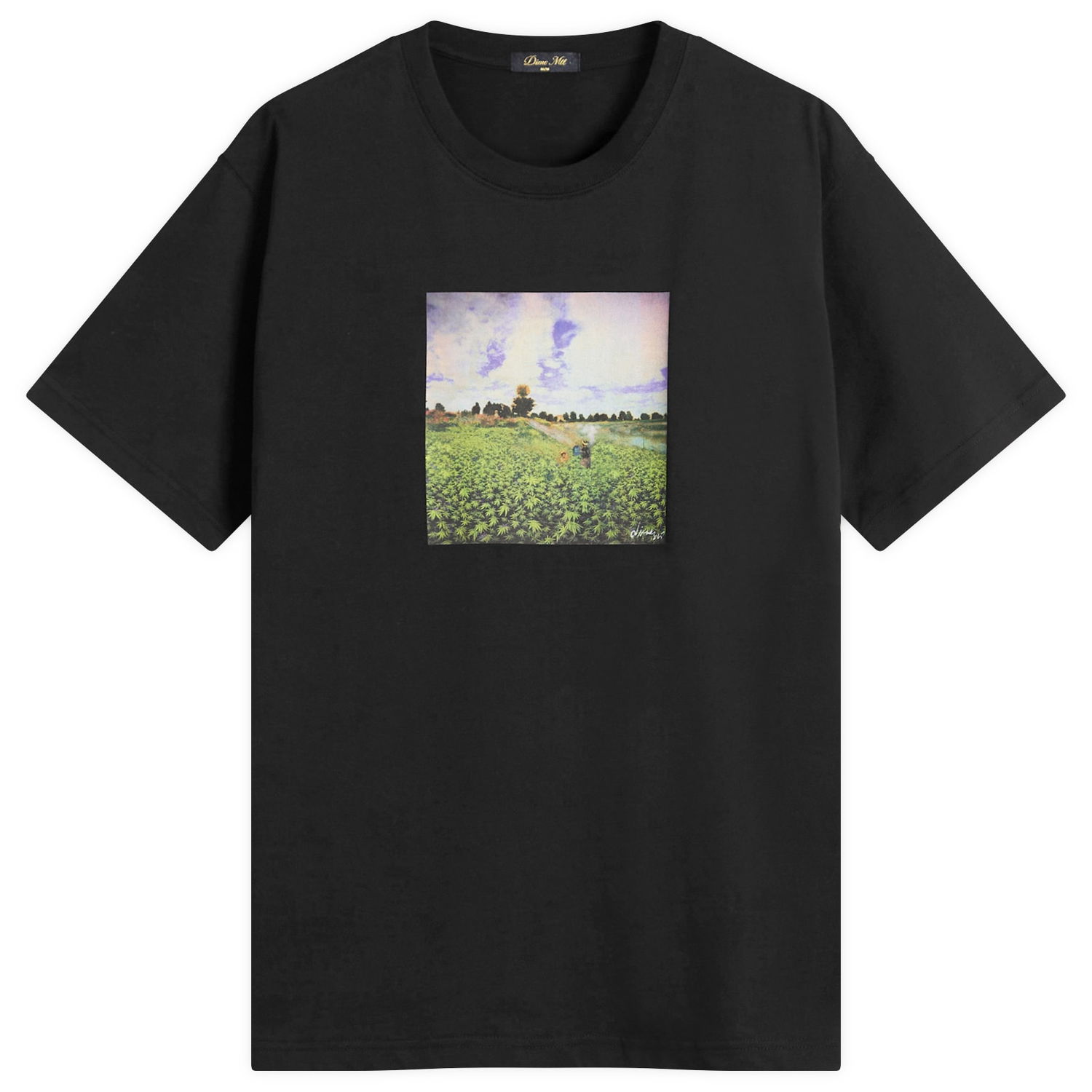 T-shirt Dime Dime Field Trip T-Shirt, Size Large Svart | DIME2SP2554BLK, 1