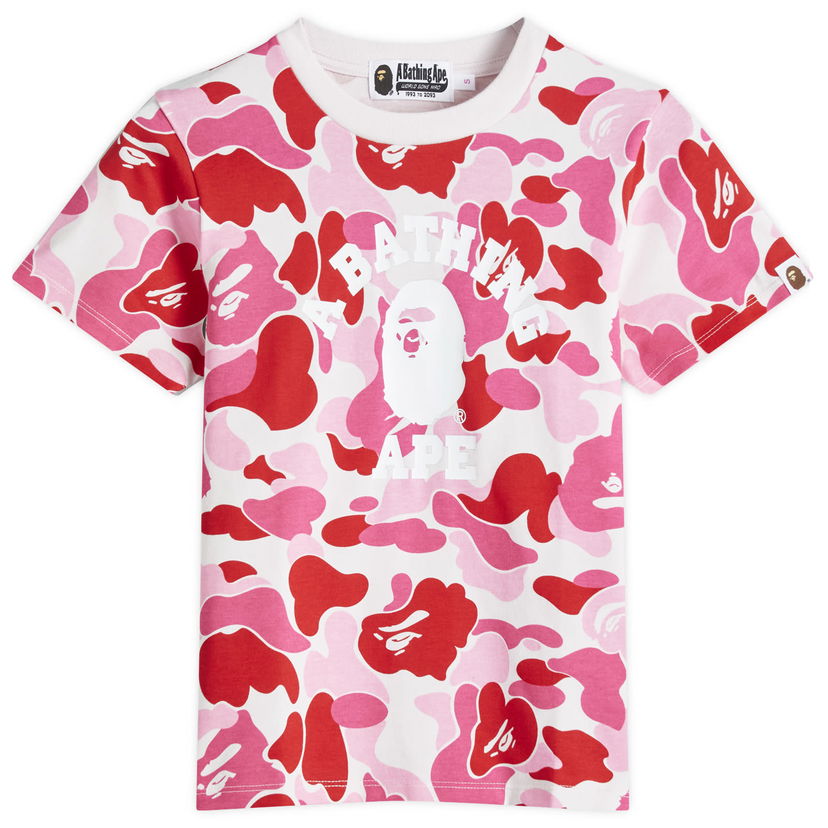T-shirt BAPE ABC Camo Baby Print T-Shirt Rosa | 001CSK802004L-PNK