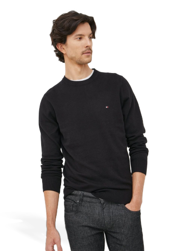 Sweater Tommy Hilfiger Sweater Svart | MW0MW28046.9BYY