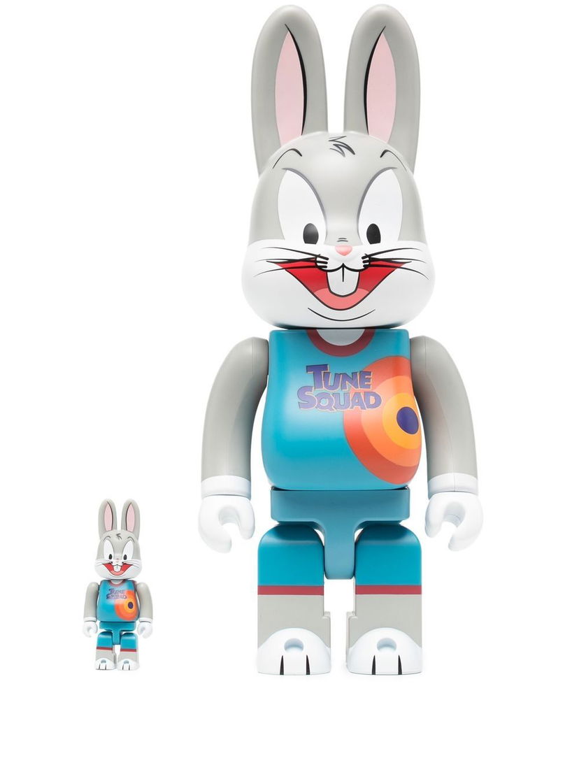 Samlarobjekt Medicom Toy Space Jam Rabbrick Bugs Bunny 100% 400% set - Grey Grå | RBB10040018433593