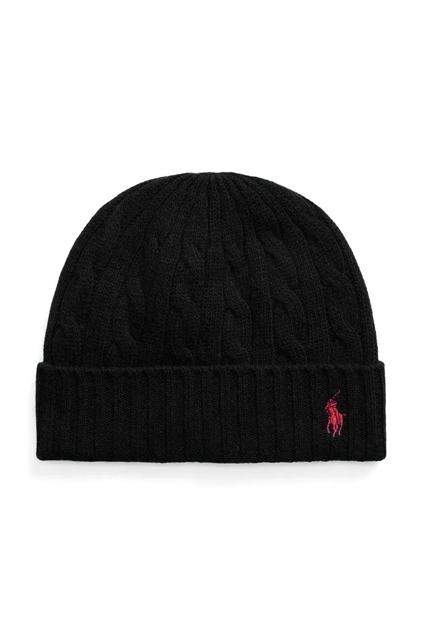Mössa Polo by Ralph Lauren Cable-Knit Beanie Svart | 449959346