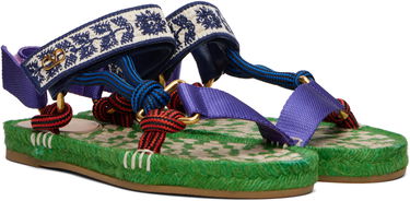 Tillbehör Valentino Valentino Garavani Lake Powell Rope Sandals Grön | 6W0S0LZ5PNB, 3