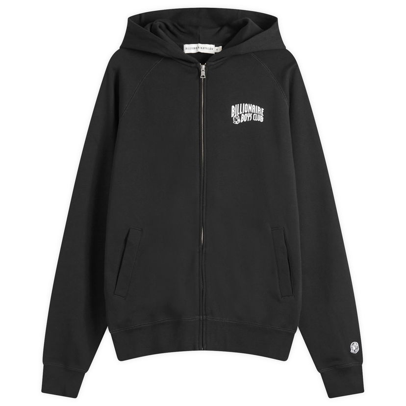Sweatshirt BILLIONAIRE BOYS CLUB Men's Arch Logo Zip Hoodie, Size Small Svart | BC006-BLK