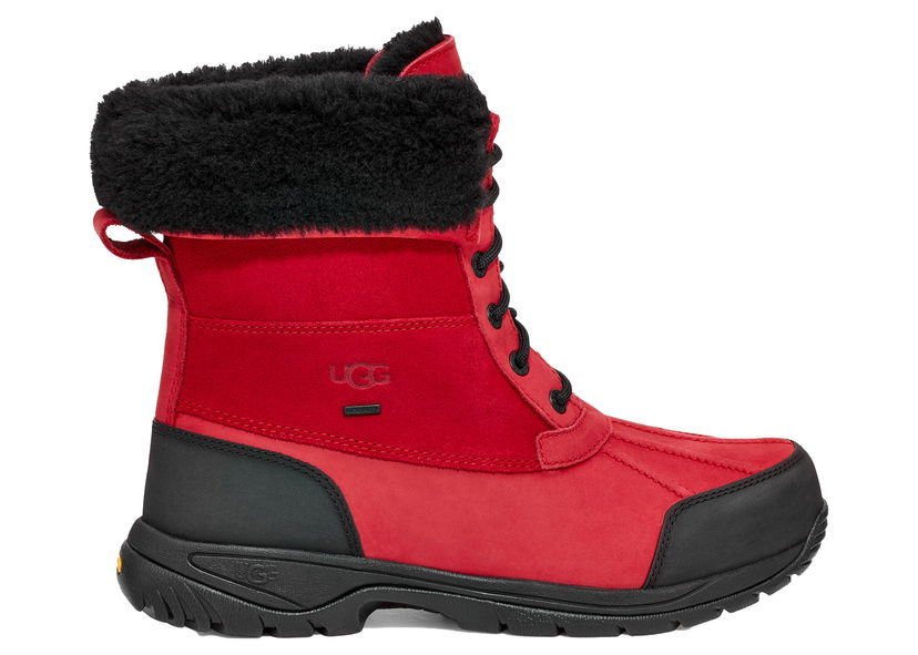 Kläder UGG Butte Samba Red Black Röd | 1130809-SRBCK