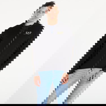 Sweatshirt Emporio Armani EA7 Emporio Armani Train Gold Label Zip-Up Sweatshirt Svart | 7M000670AF14146UC001, 0