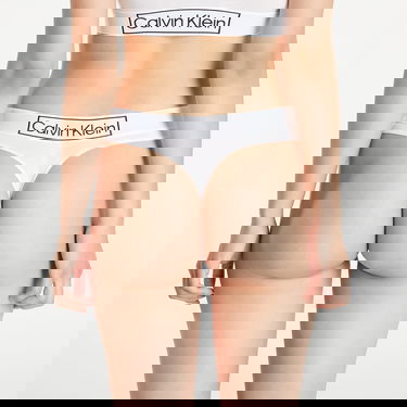 Trosor CALVIN KLEIN Thong Reimagined Heritage Vit | QF6774E 100, 1