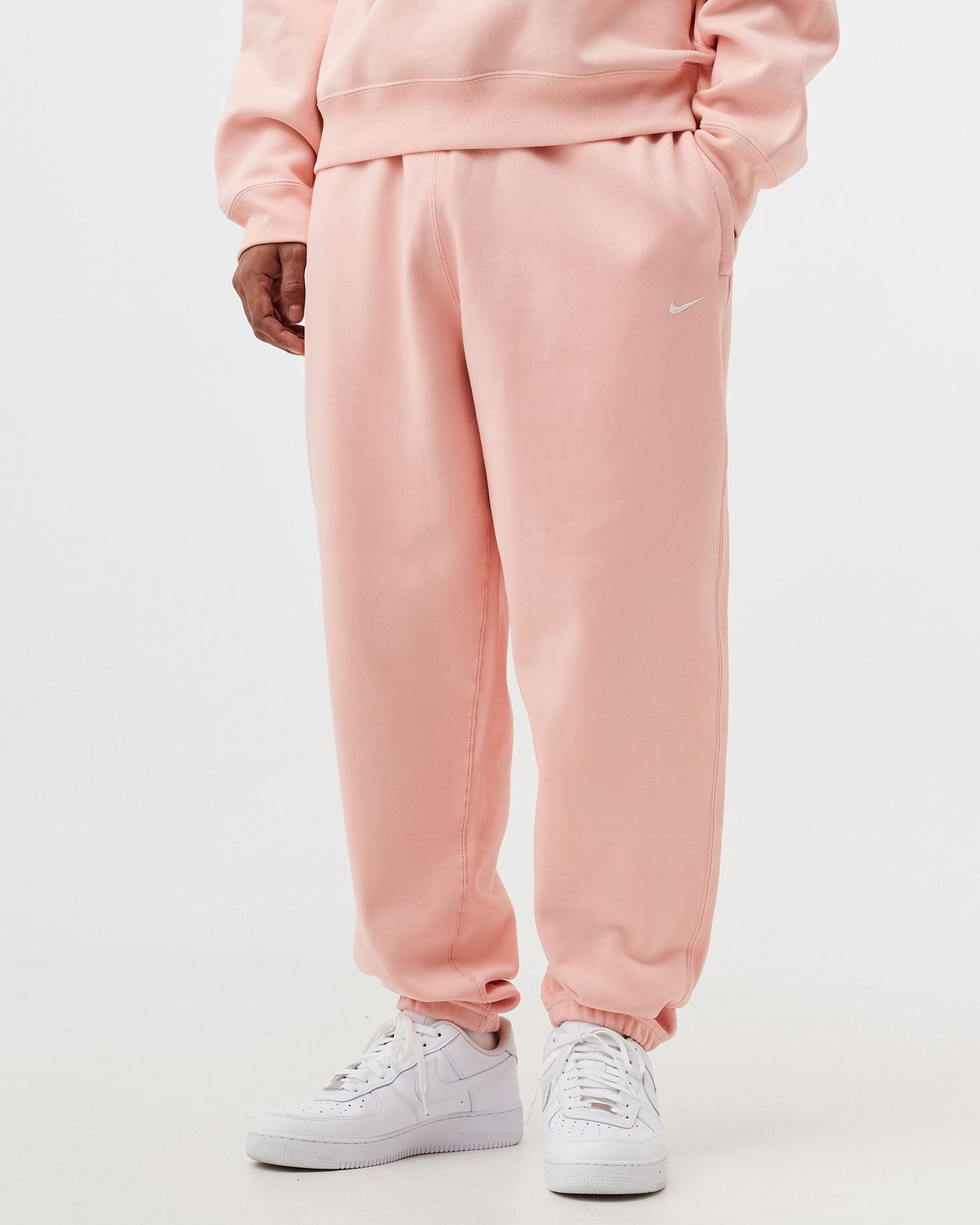 Träningsbyxor Nike Solo Swoosh Fleece Pants Rosa | CW5460-697, 0