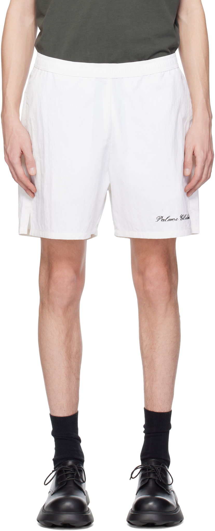 Shorts Palmes Palmes Global Tennis Shorts Vit | P65-0016-001