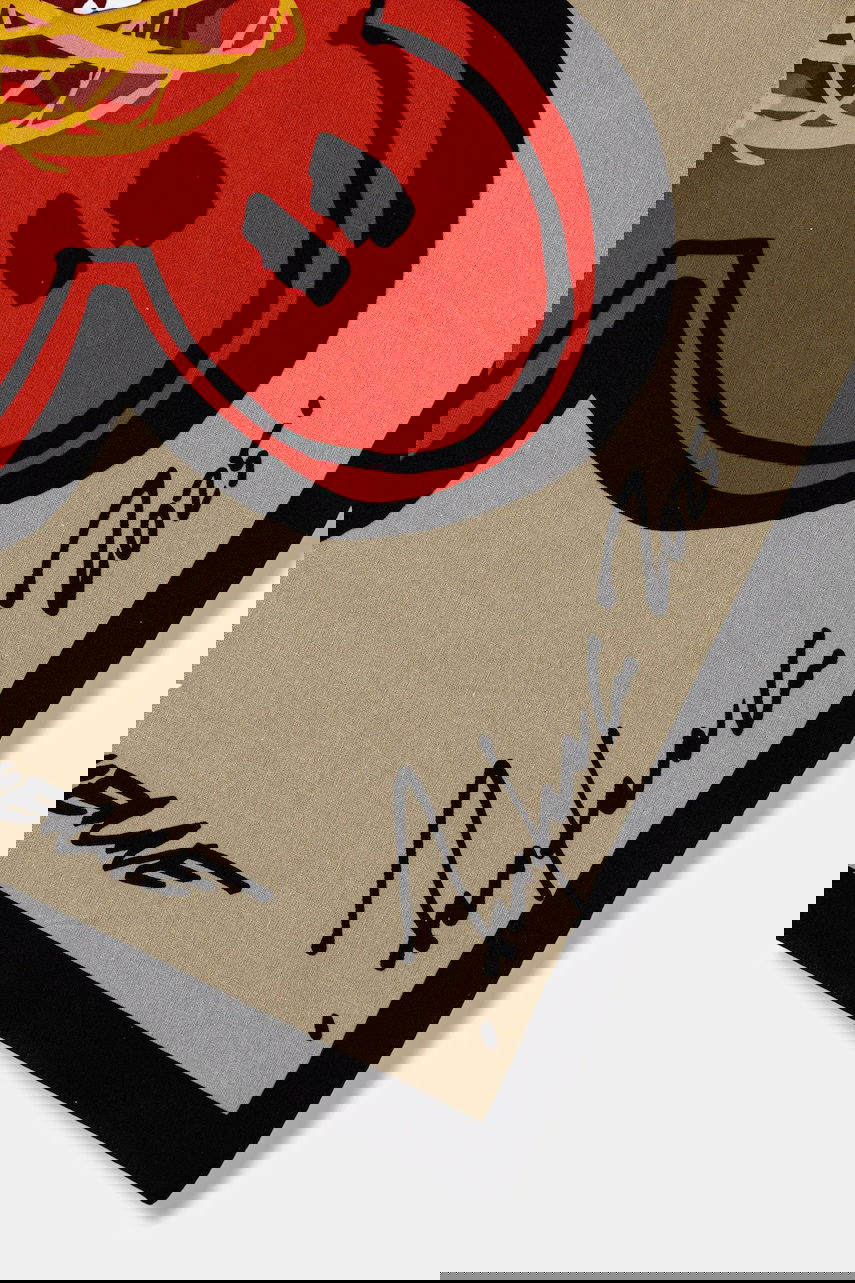 Halsduk KENZO Kenzo x Futura Printed Bandana Beige | FF68EU230PEH, 1