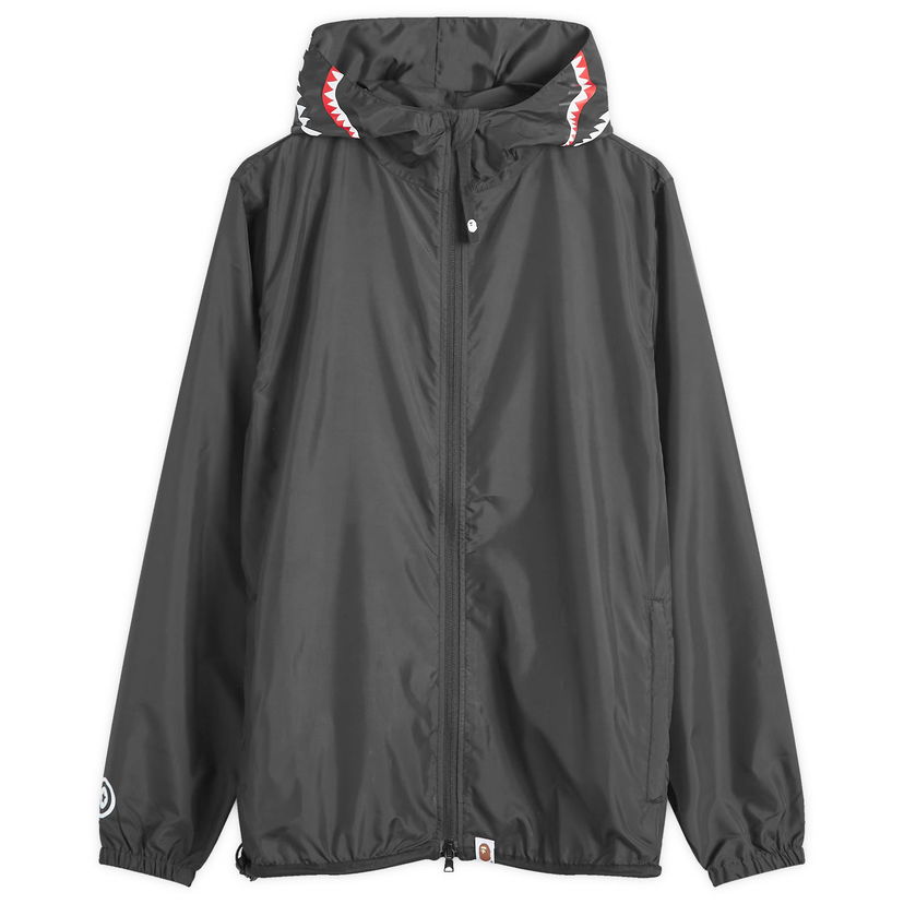 Jacka BAPE A Bathing Ape Women's Shark Hoodie Jacket in Black, Size Medium | END. Clothing Svart | 001LJK302006L-BLK