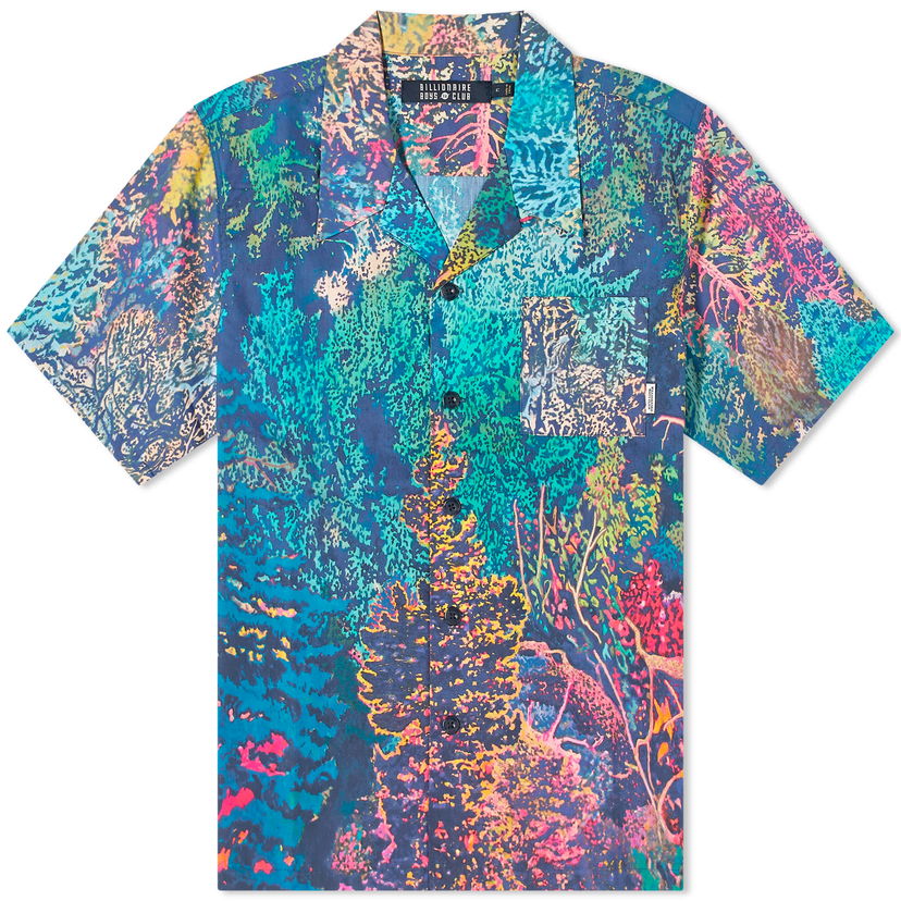Skjorta BILLIONAIRE BOYS CLUB Wilderness Vacation Shirt Turkos | B23425-MLT