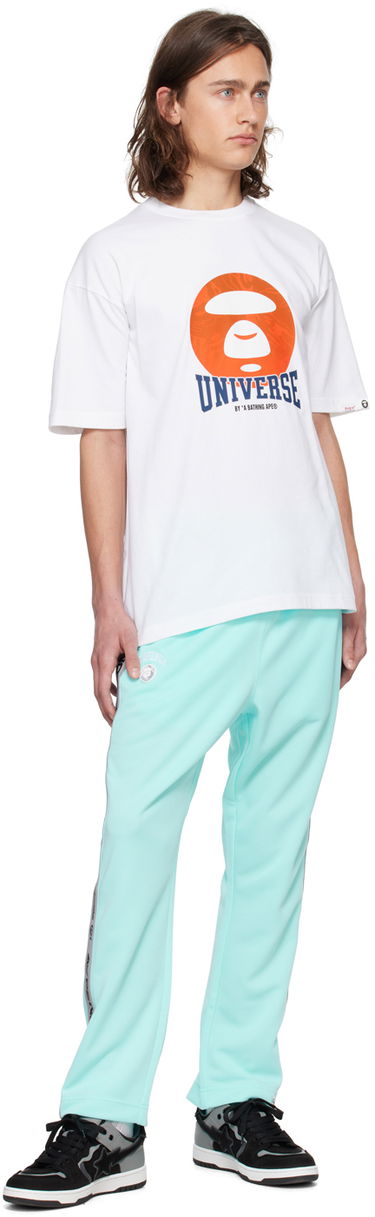 Träningsbyxor AAPE by A Bathing Ape AAPE by A Bathing Ape Stripe Sweatpants Turkos | AAPPTMA672XXMBLR, 3