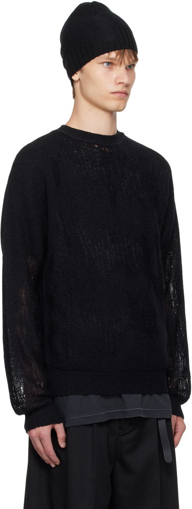 Sweater Ann Demeulemeester Ann Demeulemeester Kamillo Oversize Sweater Svart | B0013187-KN070-099, 1