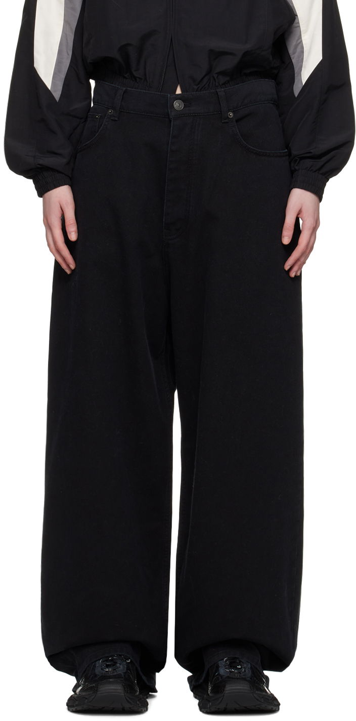 Jeans Balenciaga Baggy Jeans Svart | 773763 TNW11