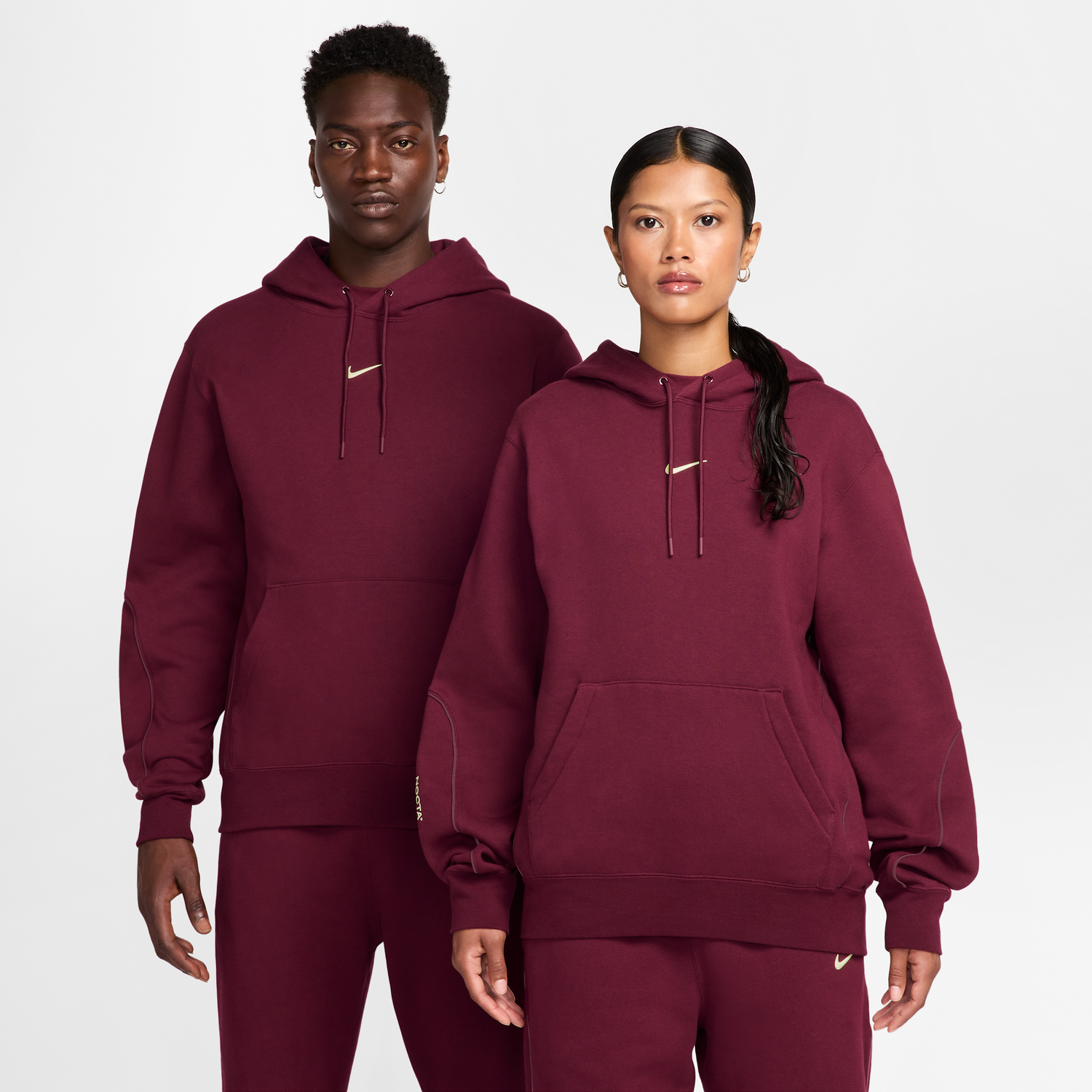 Sweatshirt Nike NOCTA Fleece Hoodie Bourgogne | FN7659-638, 0